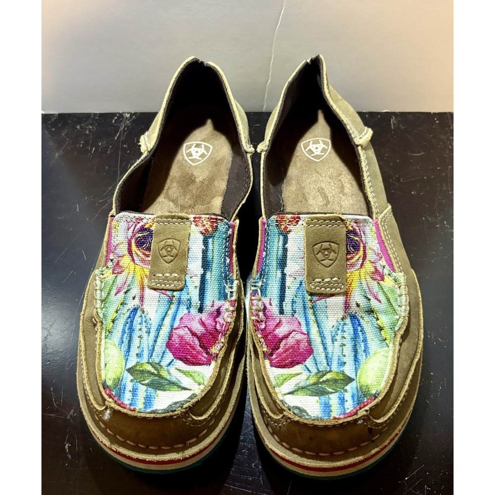 Ariat Women's Loafer Cruiser Casual Slip-On Shoes, Floral Cactus, Size 6B
